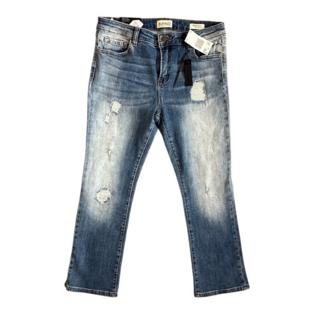 Buffalo David Bitton Faith Mid Rise Ankle Kick Flare Jeans Size 29 NWT